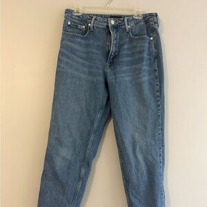 Women's Straight-Leg Jeans in Blue Wash